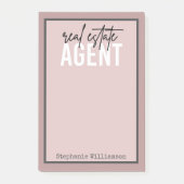 Post-it® Cadeaux de l'agent immobilier personnalisé pour le (Devant)