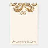 Post-it® Cadeaux du 50e anniversaire de Mariage pour grands (Devant)