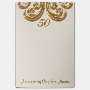 Post-it® Cadeaux du 50e anniversaire de Mariage pour grands
