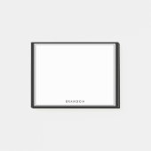 Post-it® Cadeaux Personnalisés Pour Hommes Notes Black Post (Devant)