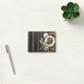 Post-it® Cadran Steampunk avec Libellule (Bureau)
