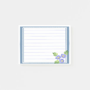 Post-it® Cadre à bordure bleue