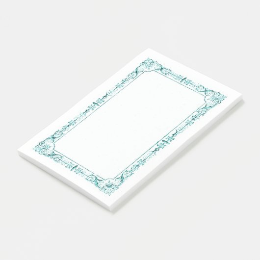 Post-it® Cadre Aqua Green Fancy (Incliné)
