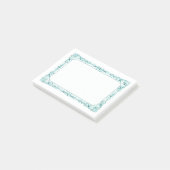 Post-it® Cadre Aqua Green Fancy (Incliné)