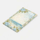 Post-it® Cadre bleu Rose de l'océan (Incliné)