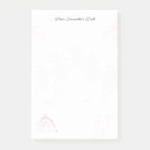 Post-it® Cadre de bureau moderne d'animal de la forêt migno (Devant)