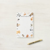 Post-it® Cadre de chien (Sur un bureau)