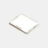 Post-it® Cadre doré sophistiqué personnalisé (Incliné)