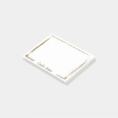 Post-it® Cadre doré sophistiqué personnalisé (Incliné)