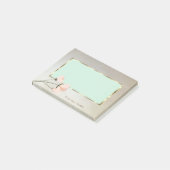 Post-it® Cadre élégant et stylisé, Fleur (Incliné)
