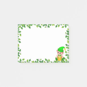 Post-it® Cadre Elfe Vert et Feuille verte