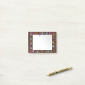 Post-it® Cadre en bois floral Post It Notes (Sur un bureau)