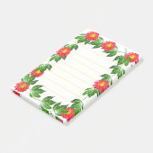 Post-it® Cadre floral orange (Incliné)