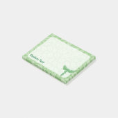 Post-it® Caducée avec fond de feuilles (Incliné)