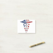 Post-it® Caduceus américain (Sur un bureau)