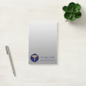 Post-it® Caduceus Médicale professionnel Gold Blue (Bureau)