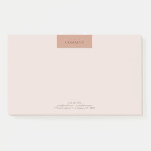 Post-it® Café chaud 10" de typo minimaliste moderne de