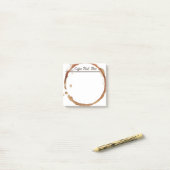 Post-it® Café drôle d'abord puis (Sur un bureau)