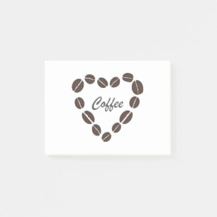 Post-it® Café Love Café Bean Heart