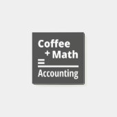Post-it® Café + Math = Comptabilité (Devant)