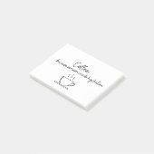 Post-it® Café parce que le sarcasme a besoin d'hydratation (Incliné)