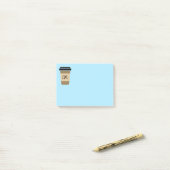 Post-it® Café personnalisé sur le pouce (Sur un bureau)