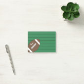 Post-it® Cahier de notes de football vert cadeau (Bureau)