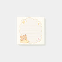 Cahier de notes ours endormi mignon Kawaii nuages