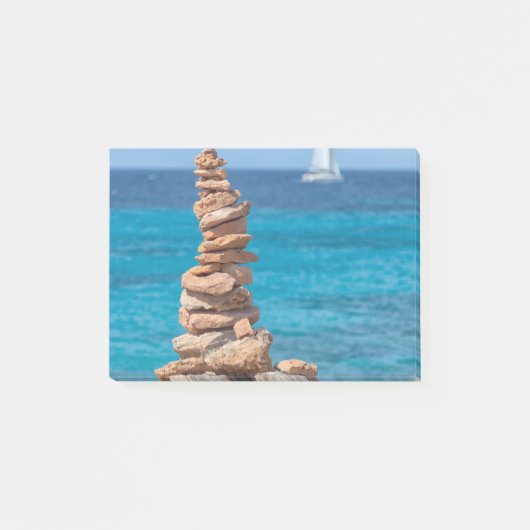 Post-it® Cairn à la mer Méditerranée (Devant)