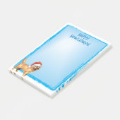 Post-it® Cairn Terrier heureux de Howlidays (Incliné)