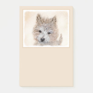 Post-it® Cairn Terrier Peinture Chiot - Art Chien original