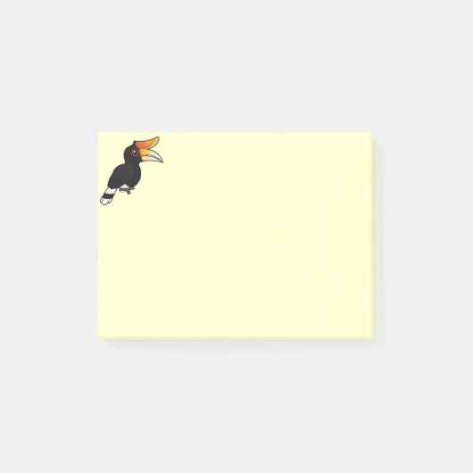 Post-it® Calao de rhinocéros de Birdorable (Devant)