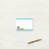 Post-it® Calculatrice et règle mignonnes (Sur un bureau)