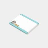 Post-it® Calculatrice et règle mignonnes (Incliné)