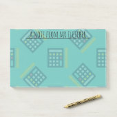 Post-it® Calculatrices personnalisées Notes mathématiques p (Sur un bureau)