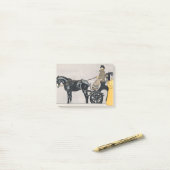 Post-it® Calèche (1898) par Edward Penfield. (Sur un bureau)