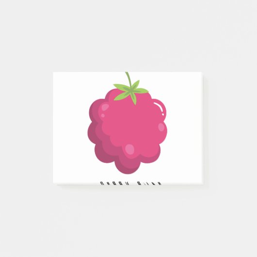 Post-it® calembour grossier de fruit de baie et de (Devant)