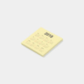 Post-it® Calendrier 2018 (Incliné)
