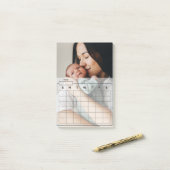 Post-it® Calendrier Ajouter une photo (Sur un bureau)