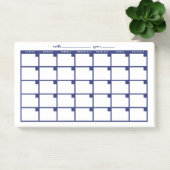 Post-it® Calendrier des notes collantes non datées - Marine (Bureau)