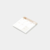 Post-it® Calendrier minimaliste hebdomadaire simple (Incliné)