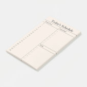 Post-it® Calendrier quotidien minimal (Incliné)
