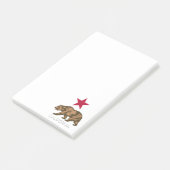 Post-it® California Bear Republic Grizzly et Star (Incliné)