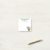 Post-it® Callie Koala Eucalyptus (Sur un bureau)
