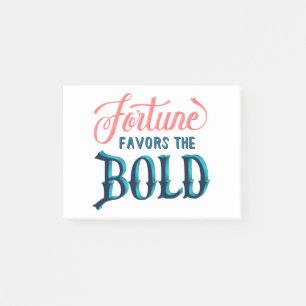 Post-it® Calligraphie autocollant fortune favorise la citat