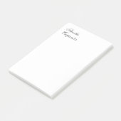 Post-it® Calligraphie classique minimaliste professionnel (Incliné)