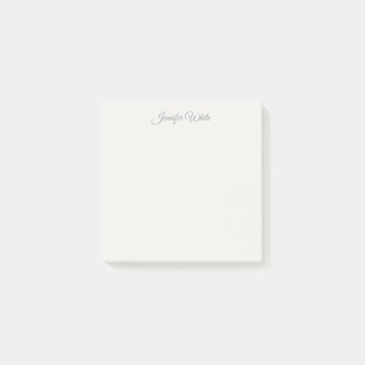 Post-it® Calligraphie Élégant Pastel Gras Rétro (Devant)