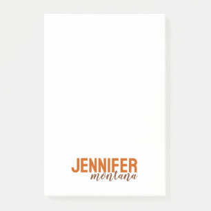 Post-it® Calligraphie Elegant Plain Ajouter son propre nom