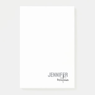 Post-it® Calligraphie Elegant Plain Ajouter son propre nom