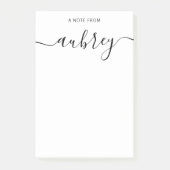 Post-it® Calligraphie manuscrite simple (Devant)